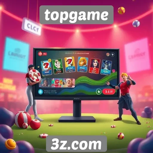 Explorando a interface do usuário do Topgame