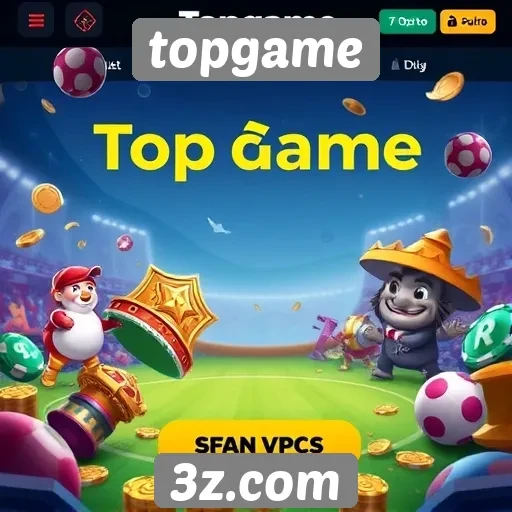 Análise das funcionalidades do site topgame